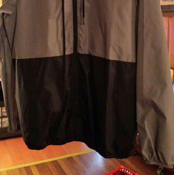 VS ANORAK WITH HOOD, BLACK /GREY / WHITE - Picture 2 of 5